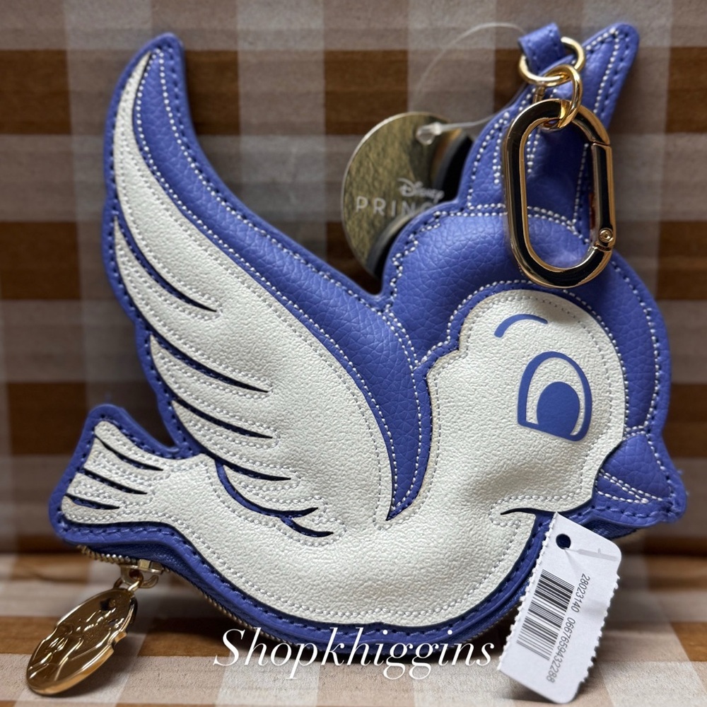 NWT B&BW Snow White Disney Princess Collection Zipper Pouch Keychain